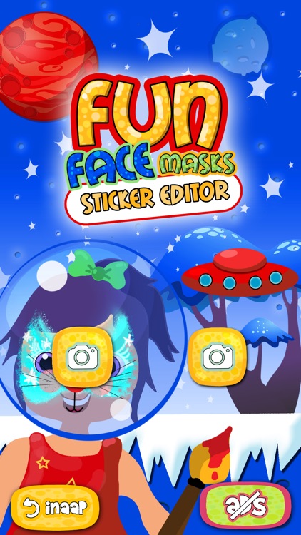 Sticker Face Painting Mask Game – Create Funny and Scary Picture.s for iPhone