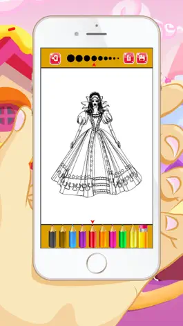 Game screenshot Princess Coloring Book - Educational Coloring Games For kids and Toddlers hack