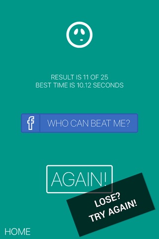 Game of 25 – addictive game for memory, speed reading and logic training screenshot 3