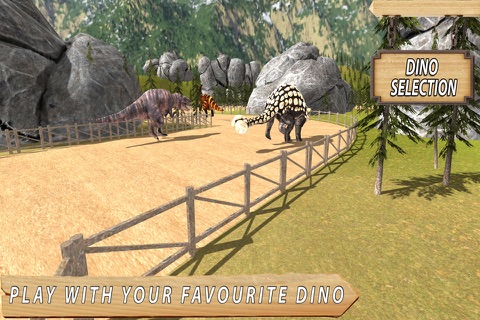 Wild Jurassic Dinosaur Jungle Race 2016 screenshot 2