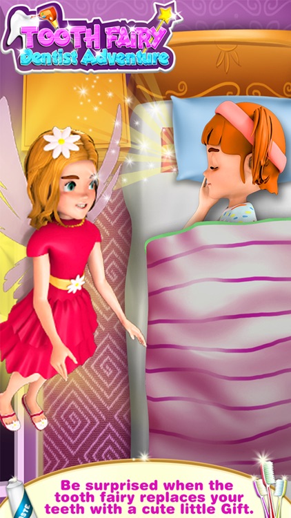 Tooth Fairy Dentist Adventure -  Virtual Dentist Doctor Game by Happy Baby Games screenshot-4