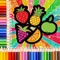 Fruit Coloring Book - Learning Game for Kids