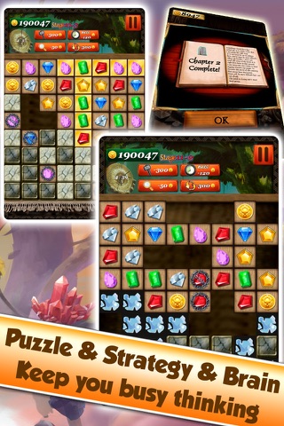 Jewel Games Quest - Match 3 # screenshot 3