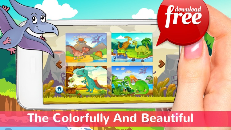 Dinosaurs Jigsaw Puzzles Free For Kids & Toddlers! screenshot-3