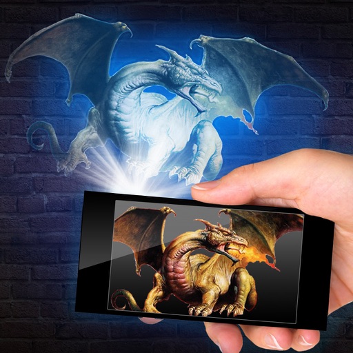 Projector Dragon 3D Prank iOS App