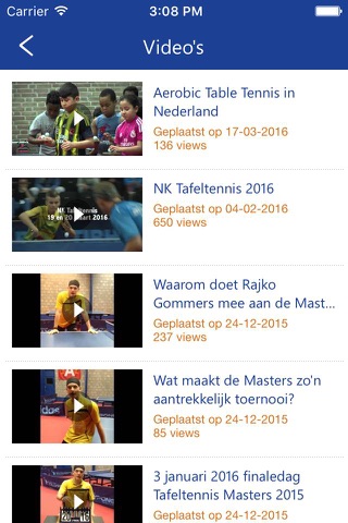 NTTB Evenementen screenshot 2