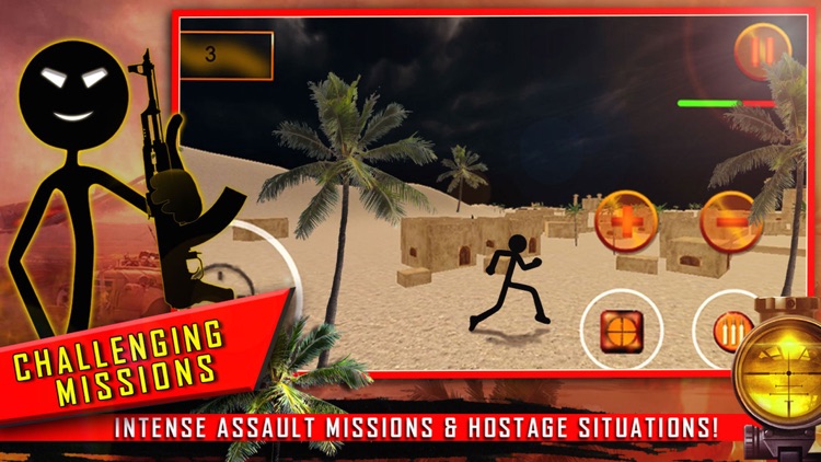 Death Zone For Stickman Commando Strike Mission screenshot-4