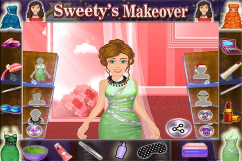Sweety's Makeover - Life Style Makeup Salon Game screenshot 2