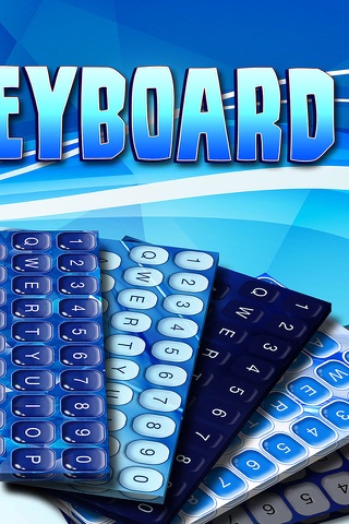 Blue Keyboard Maker! – Neon Keyboard Themes and Cute Color Backgrounds, Fancy Fonts & Emoji screenshot 2