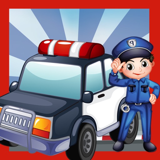 A Police Station Education-al Kid-s Game-s with Colour-s and Puzzle Task-s