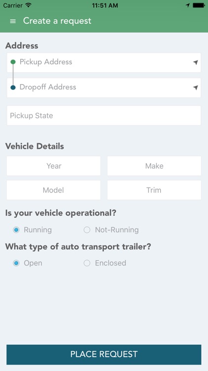 Same Day Pickup App - Client