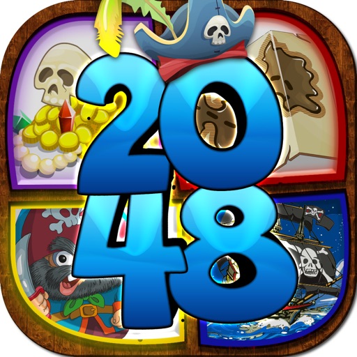 2048 + UNDO Number Puzzle Games for The Pirates