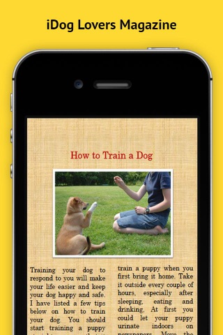 iDog Magazine - The Best new Dog, Puppy Training, advice and tips Magazine for Dog Owners screenshot 3