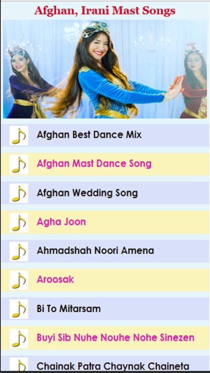 Afghan and Irani Mast Songs