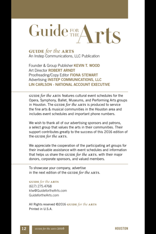 Houston-Guide for the Arts-2014 screenshot 2