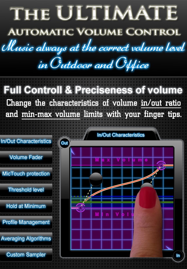 AutoVolume Lite ~ Self Adjusting Volume ~ Detect outside noise and automatically decrease or increase music volume loudness in your headphones screenshot 3