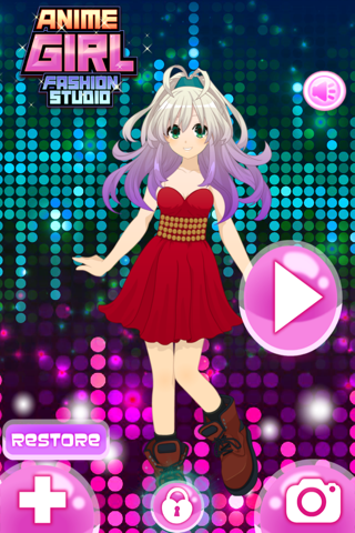 Anime Girl Fashion Story: Dress-up Studio screenshot 3