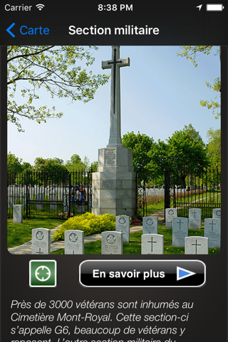 Mount Royal Cemetery Geoguide (MRC) screenshot 2
