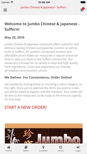 Jumbo Chinese & Japanese - Suffern Onlin