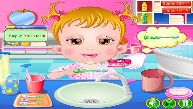 Baby Care: Wash&Brush Morning - Learning Story Game(圖2)-速報App