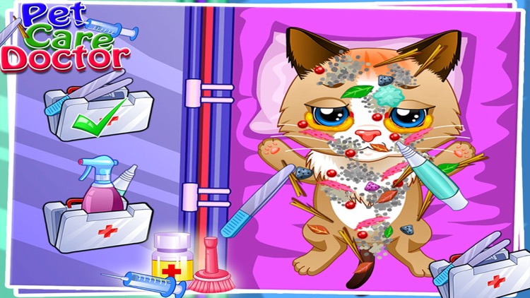 Pet Care Doctor - Surgery for Pet in the hospital by veterinary Doctor Free games for Kids