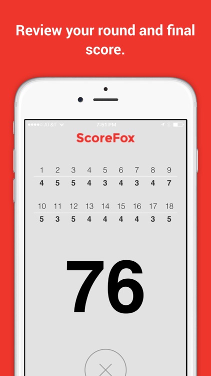 ScoreFox - Simple Golf Scoring screenshot-3