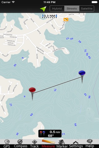 Lake Norman GPS Nautical Chart screenshot 3