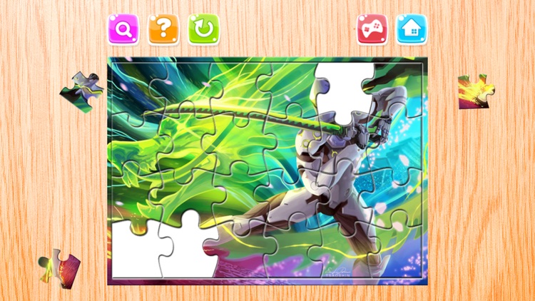 Cartoon Puzzle – Jigsaw Puzzles Box for Overwatch Heroes - Kids Toddler and Preschool Learning Games