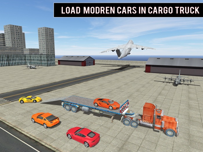 Modern Car Transporter plane