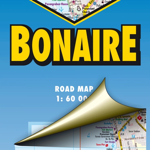Bonaire. Road map