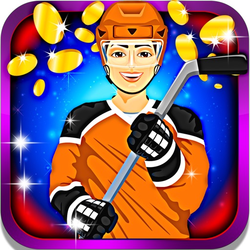 Lucky Icy Slot Machine: Earn three bonus rounds if you spin the magical Hockey Wheel Icon