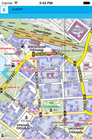 Выборг. Карта города. screenshot 4