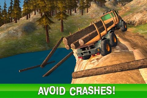 Timber Truck Driving Simulator 3D screenshot 2