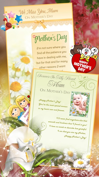 Mother's Day Photo Frame.s, Sticker.s & Greeting Card.s Make.r Pro