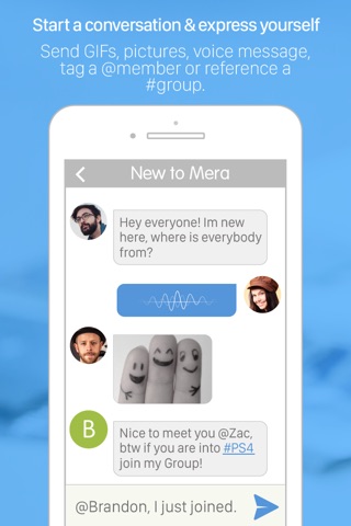 Mera - group chat messenger for teamwork & friends screenshot 3