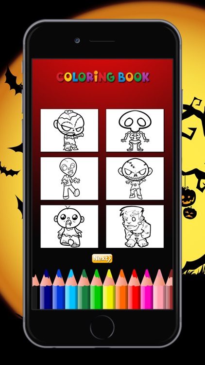 Zombies Ghost Coloring Book - Drawing for Kids