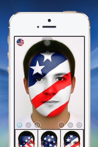 Flag Face USA screenshot 3