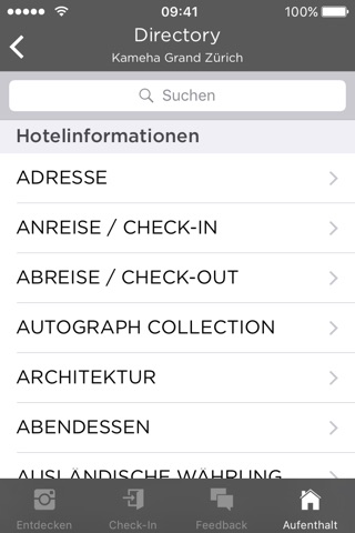 Kameha Grand Zürich App screenshot 4