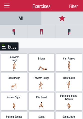 Runtastic Leg Trainer Workouts screenshot 2