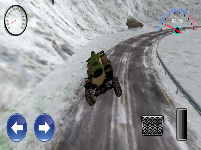 ATV Racing in tough road