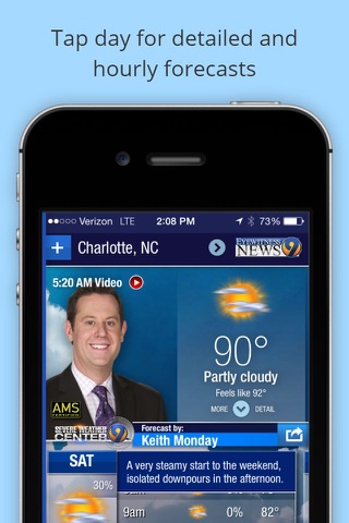 WSOC-TV Channel 9 Weather App screenshot 2