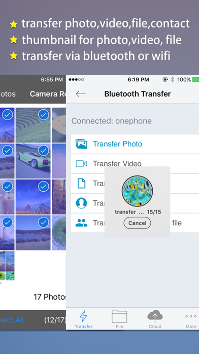 Transfer Master -Transfer photo,video,file,contactのおすすめ画像2