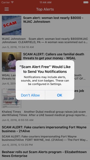 Scam Alert News & Notifications