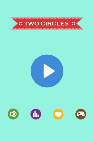 Two Circles - Control circles to avoid color blocks. screenshot 4