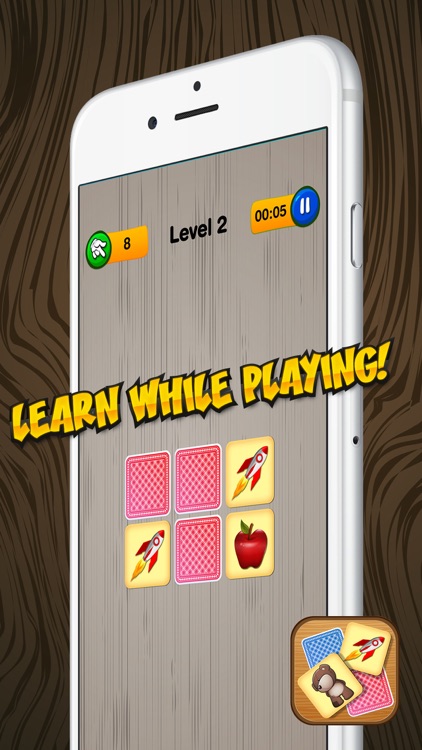 Flash Cards Memory Game – Educational and Fun Activity Challenge to Match Card Pair.s screenshot-3