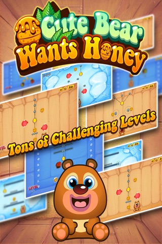 Where's my honey? — Action physics puzzle game screenshot 2