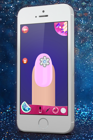 Glitter Nail Art Studio – Paint your Nails in Best Manicure Salon Game for Girl.s screenshot 2
