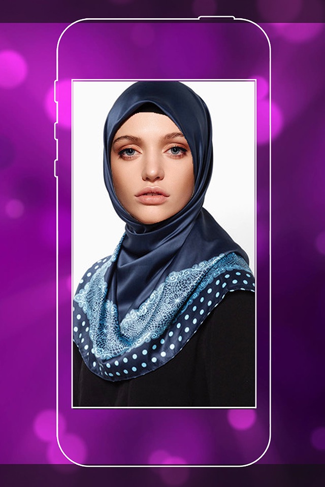 Muslim Girl Face Maker App - Try Hijab To See How Would You Look On Islamic Dress screenshot 2