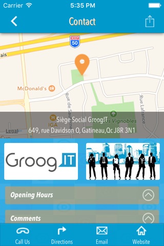 Groog IT réseau d’affaires et social screenshot 3