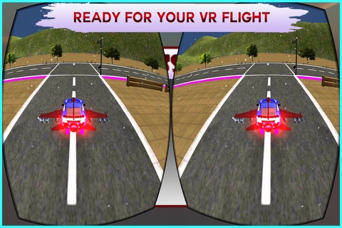 VR Flying Car Flight Simulator Pro - The best game for google cardboard Virtual Reality screenshot 4